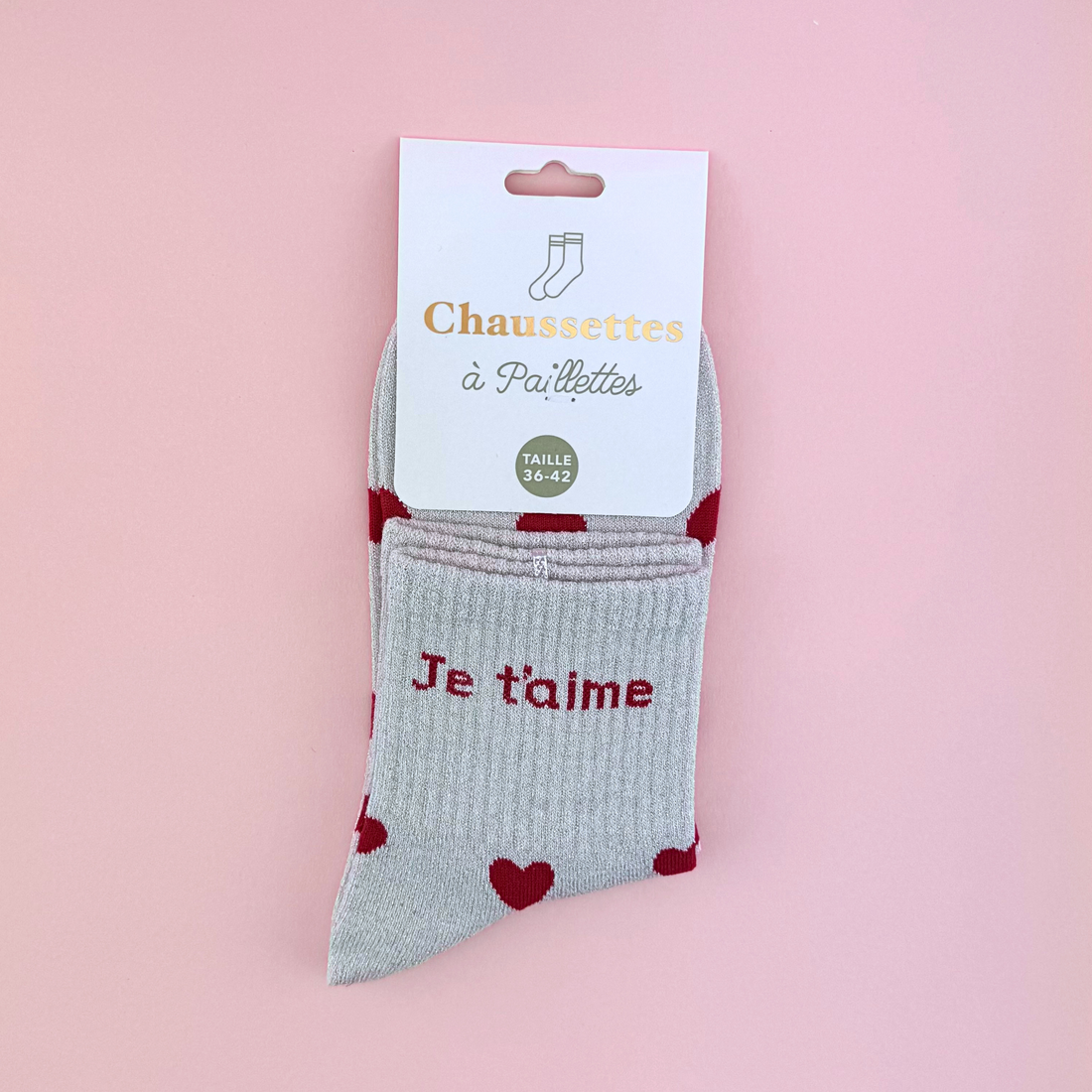 Chaussettes Je t'aime 💕