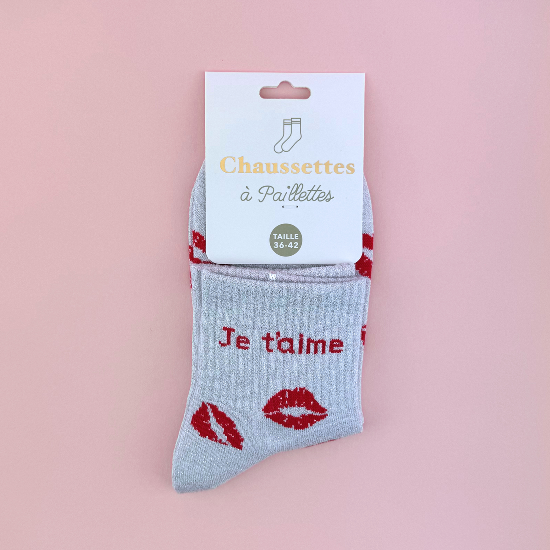 Chaussettes Je t'aime 💕
