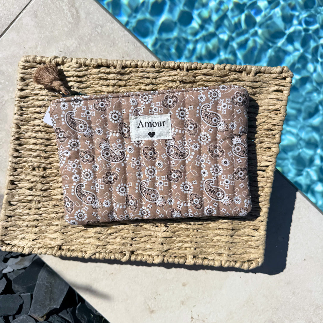 Pochette bandana – Taupe 🤎