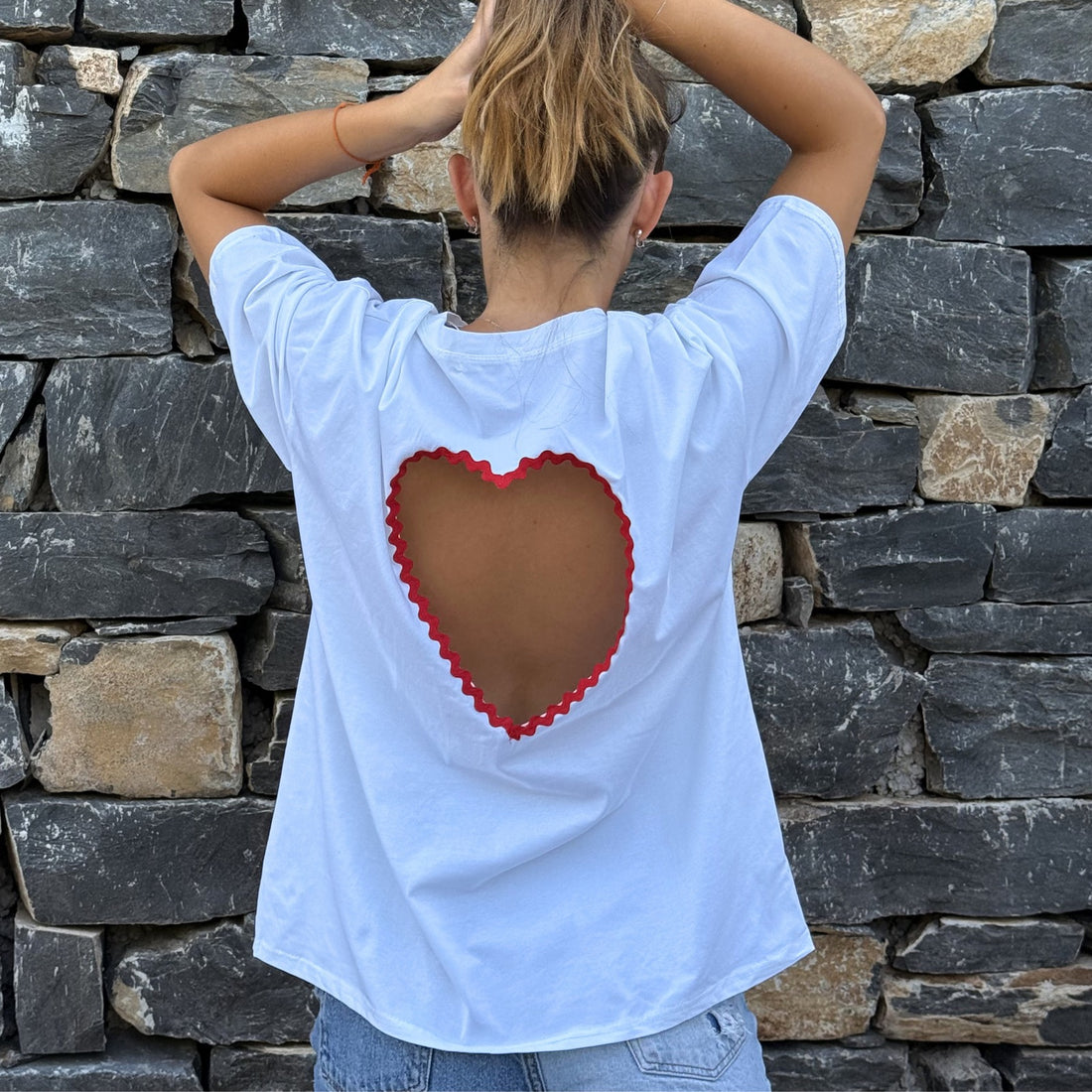 T-shirt à cœur ouvert ❤️