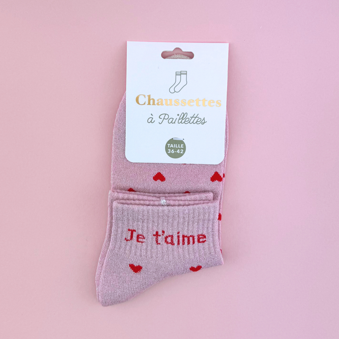 Chaussettes Je t'aime 💕