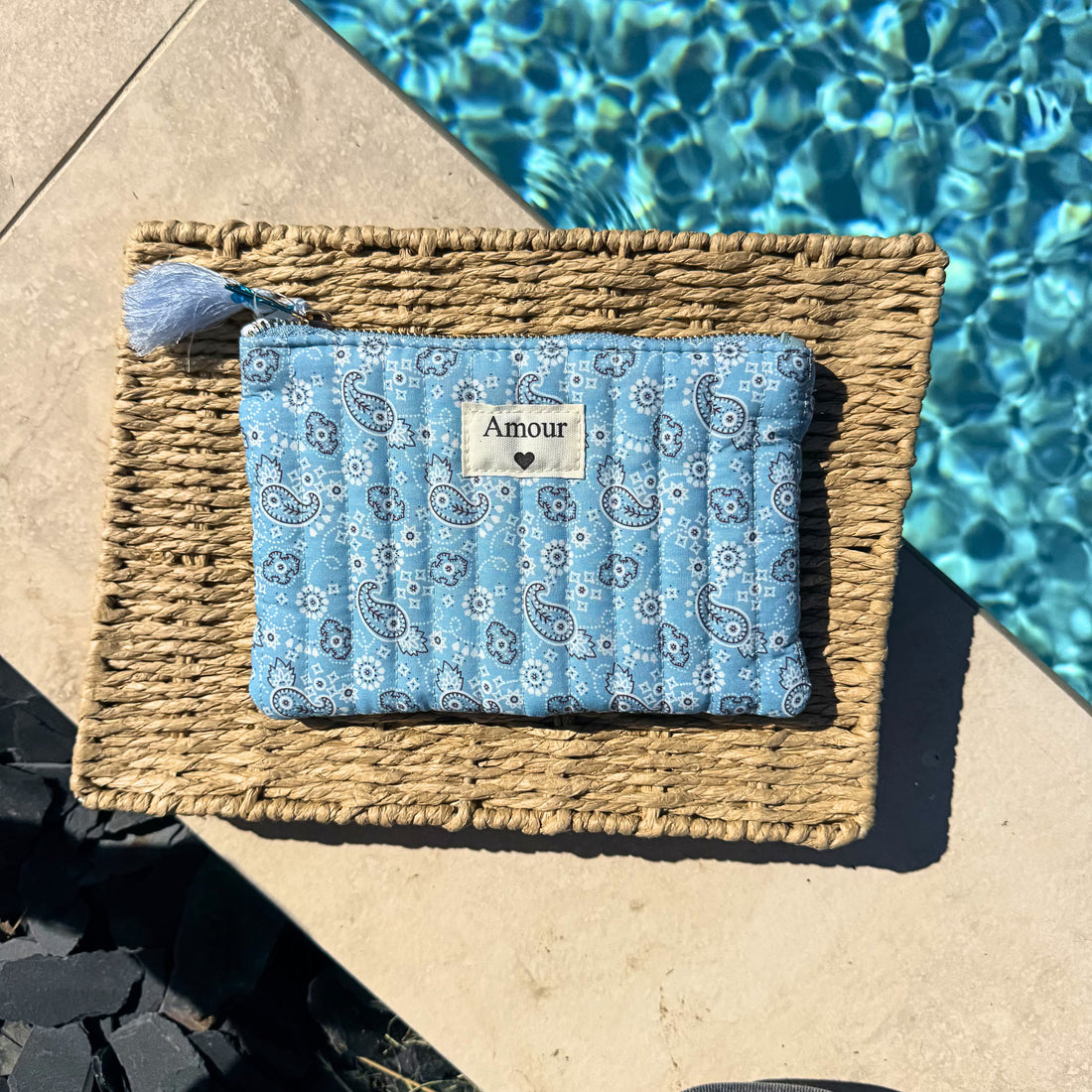 Pochette bandana – Bleu 🩵