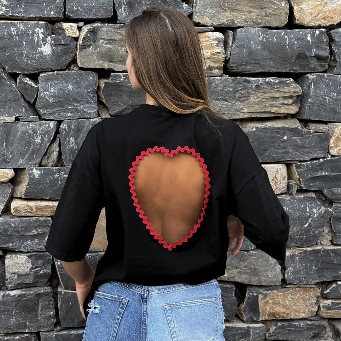 T-shirt à cœur ouvert ❤️