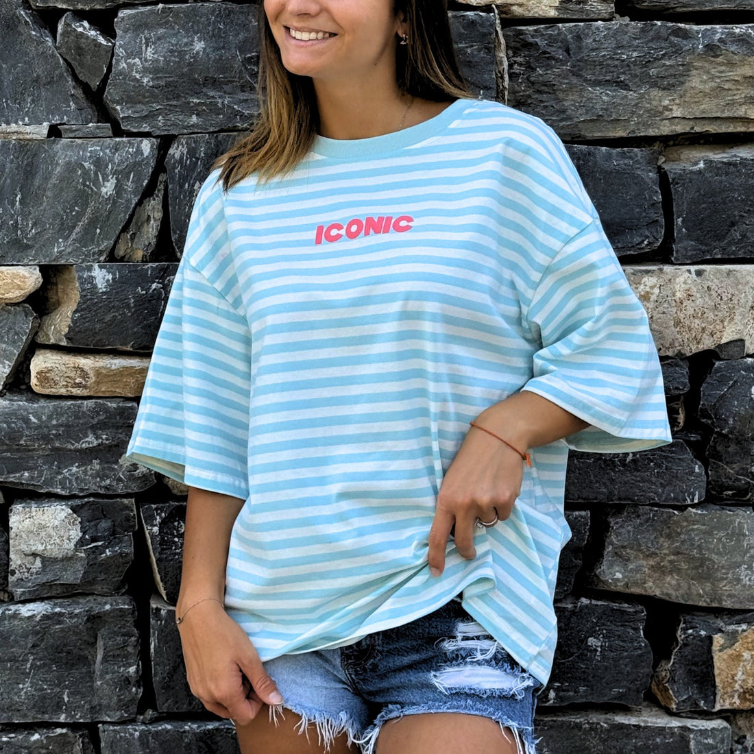 T-shirt iconic rayé 🎀
