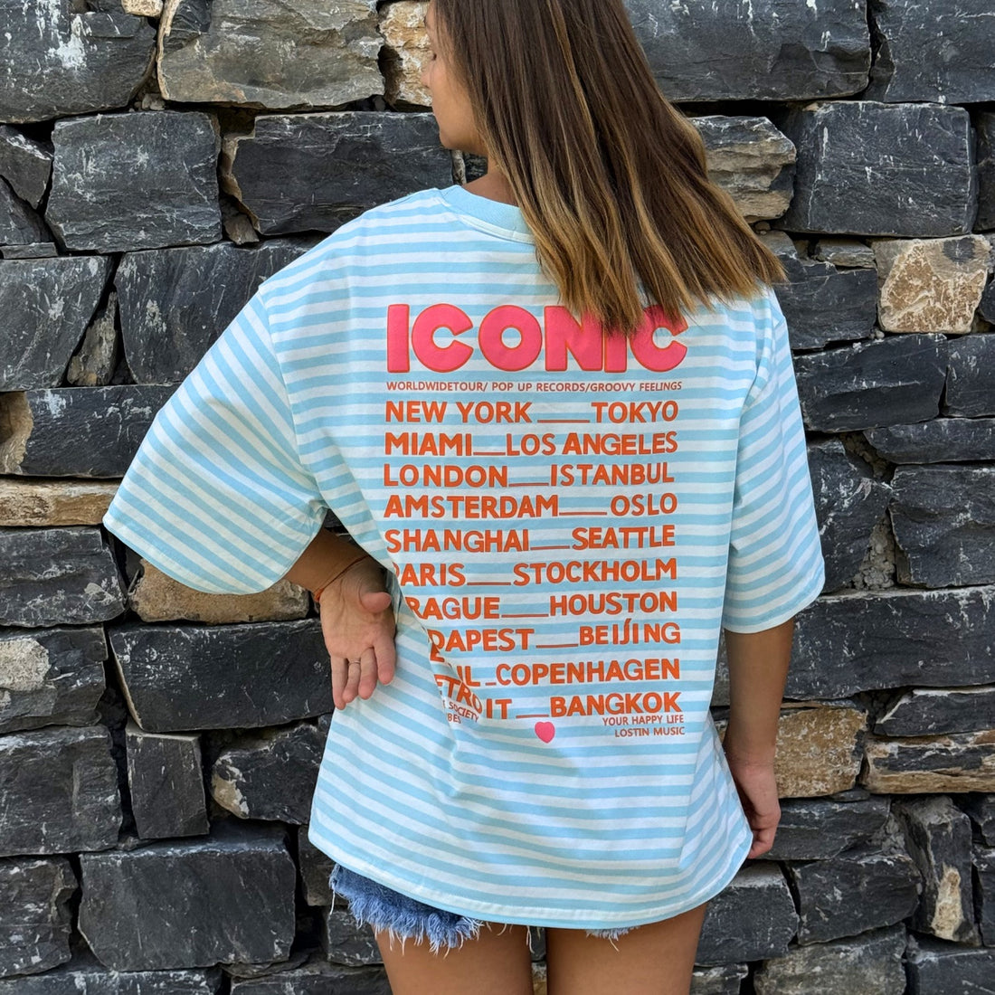T-shirt iconic rayé 🎀