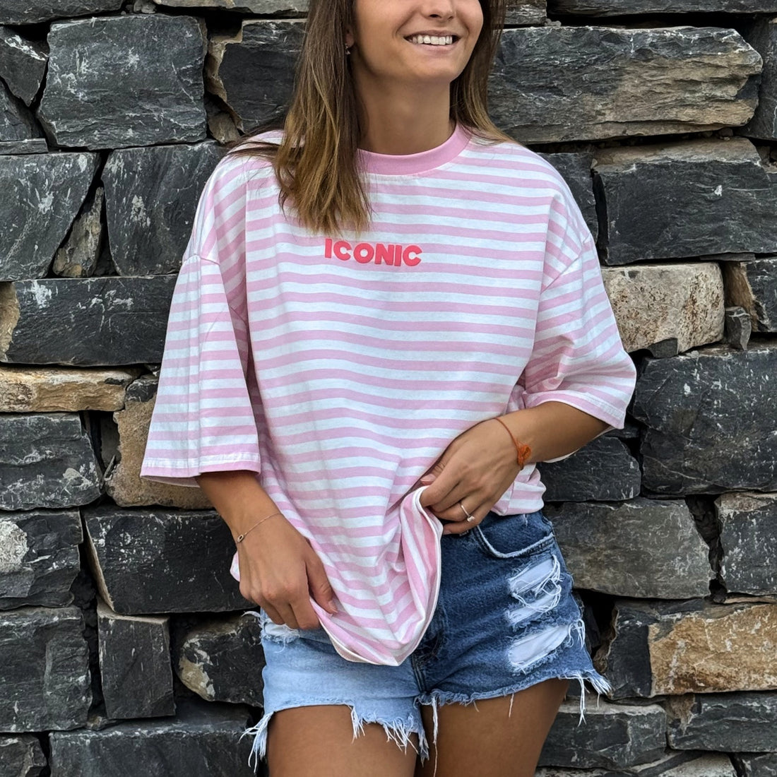 T-shirt iconic rayé 🎀