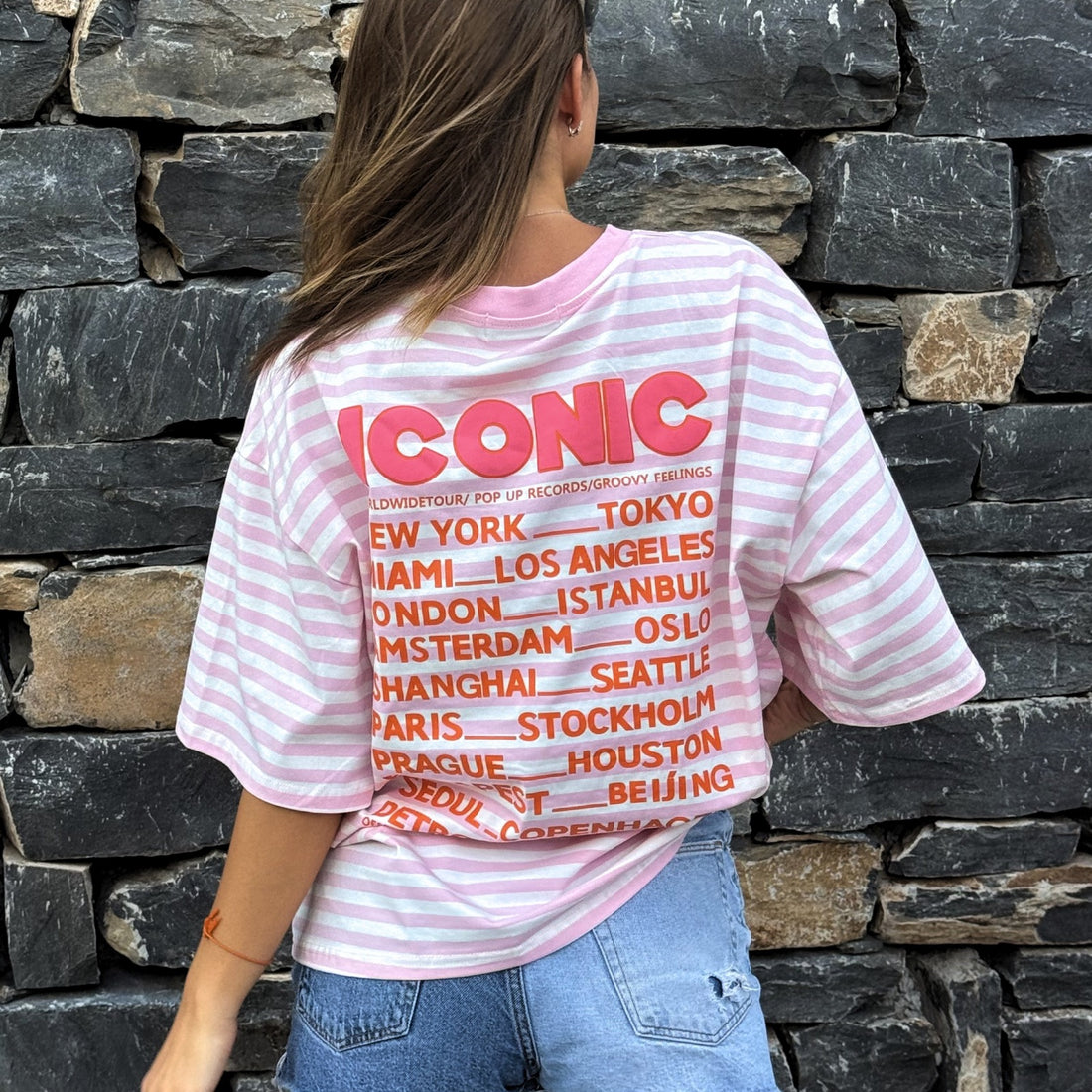 T-shirt iconic rayé 🎀